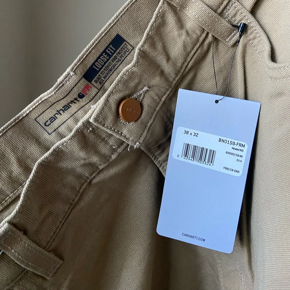 Carhartt Flame-Resistant Loose-Fit Midweight Canvas Pants, new